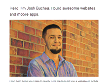 Tablet Screenshot of joshbuchea.com